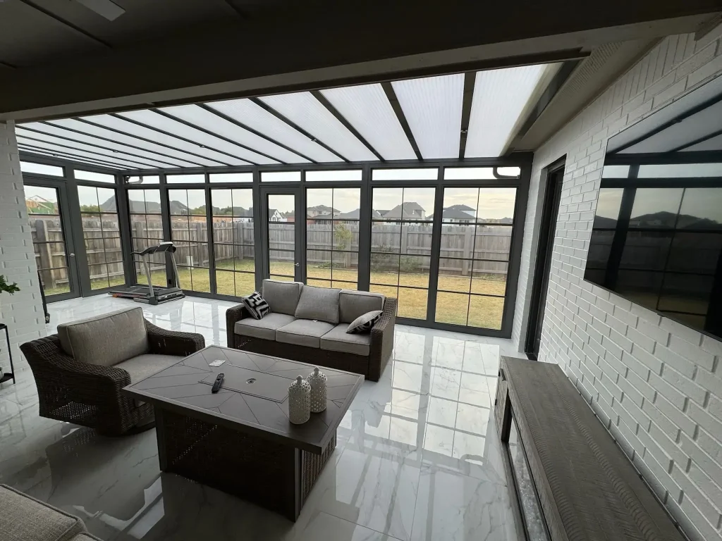 4-season sunroom in Oklahoma